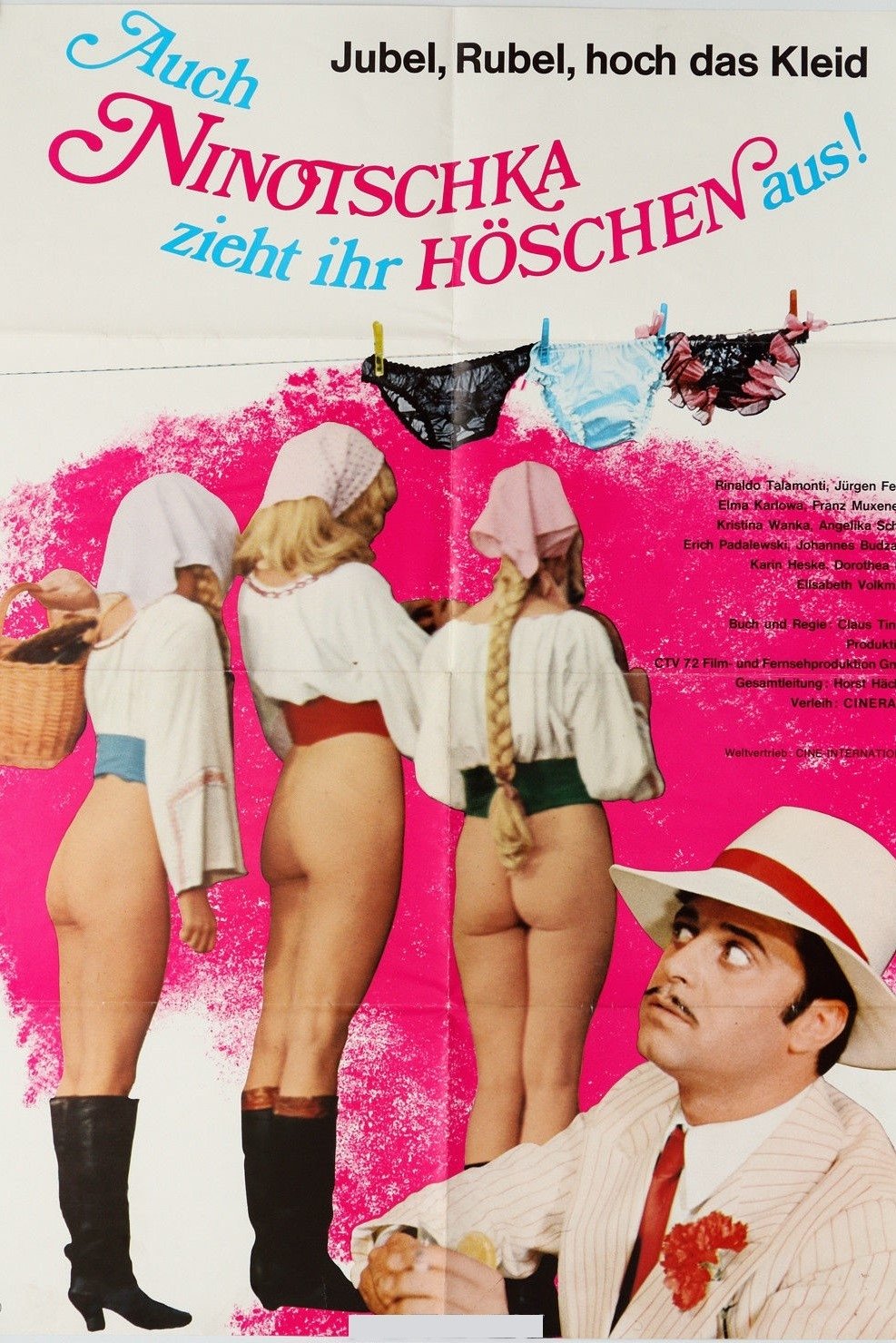 Auch Ninotschka zieht ihr Höschen aus poster