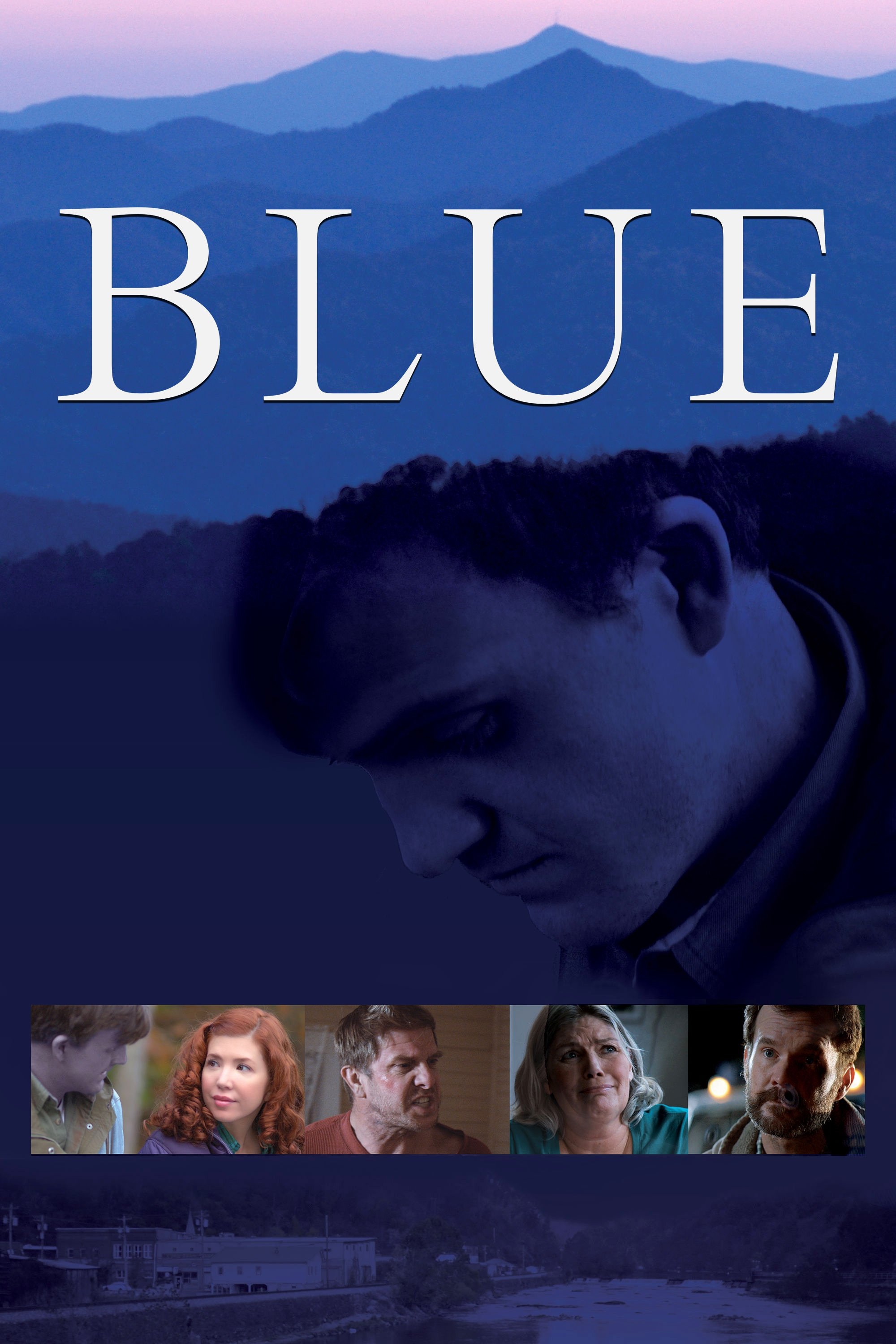 Blue poster