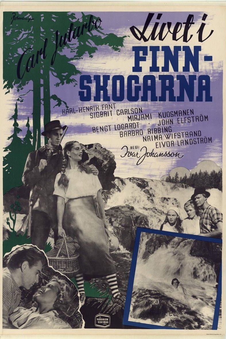 Livet i finnskogarna poster