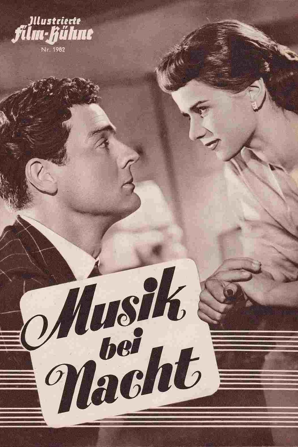 Musik bei Nacht poster