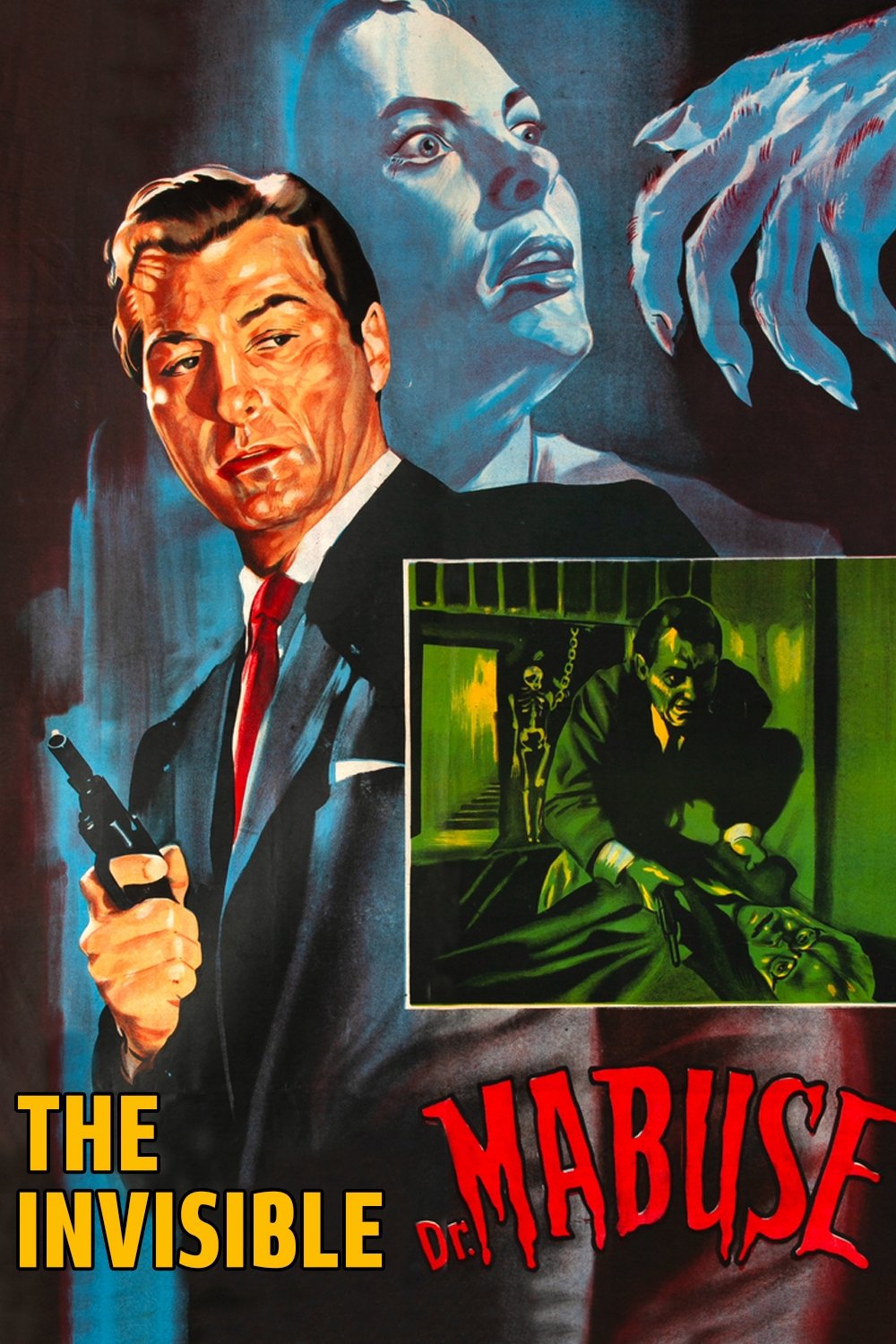 The Invisible Dr. Mabuse poster