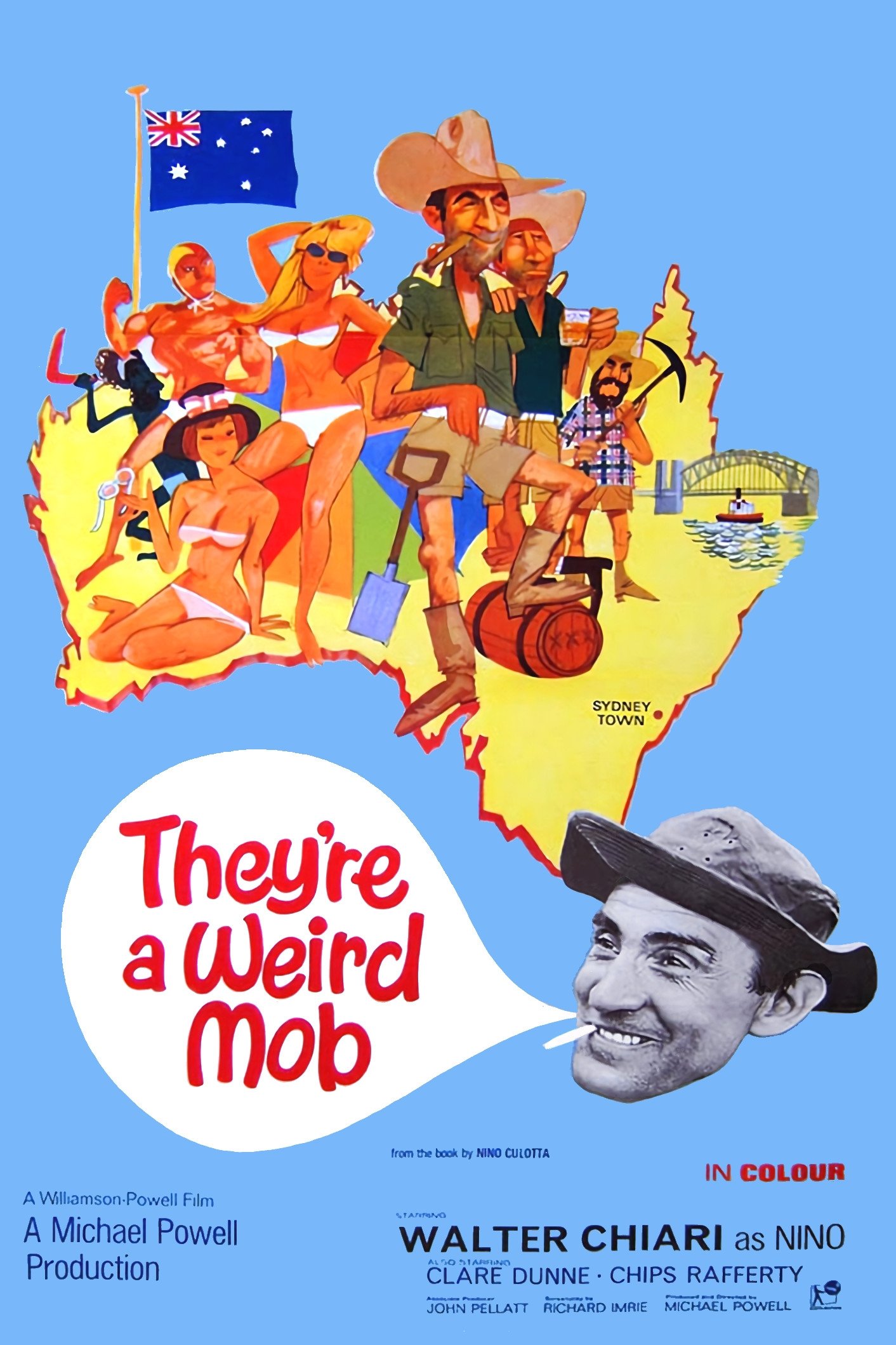 They're a Weird Mob poster